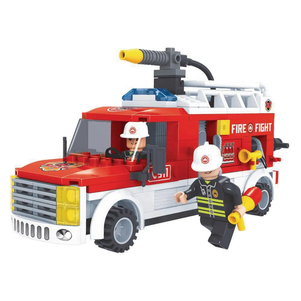 Juego De Construccion Tipo Lego Bomberos 210 piezas