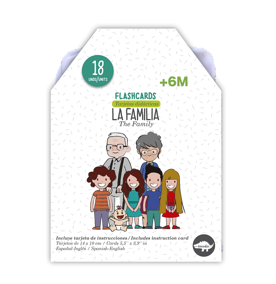 Flash Cards Kocodio La familia