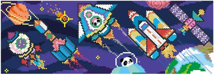 Set Arte Para Pintar Con Stickers Por Numeros El Espacio