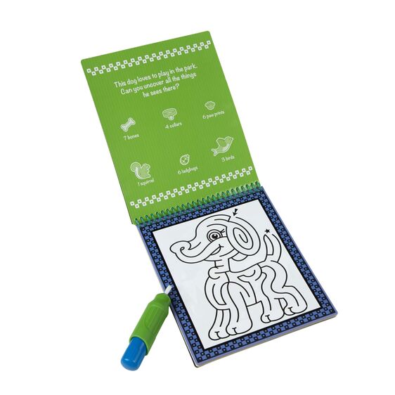 Libro para Pintar con Agua Animales Laberinto