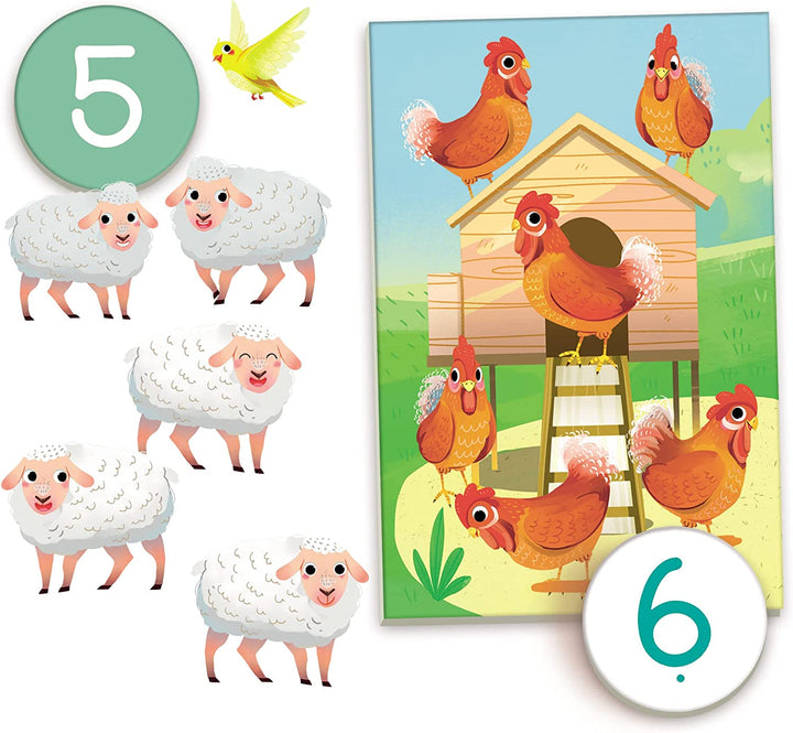 Juego Didactico Números Del 1 Al 10 Para Niños