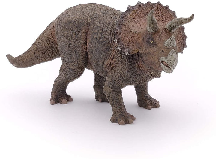 Dinosaurio Triceratops Pintado a Mano