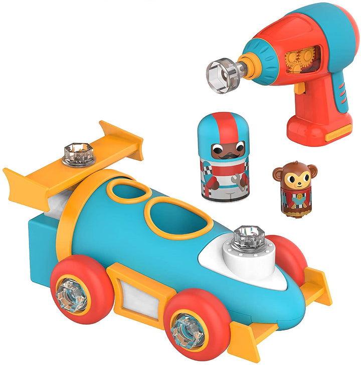 Juego Didáctico Construye Tu Carro de Carreras Para Niños