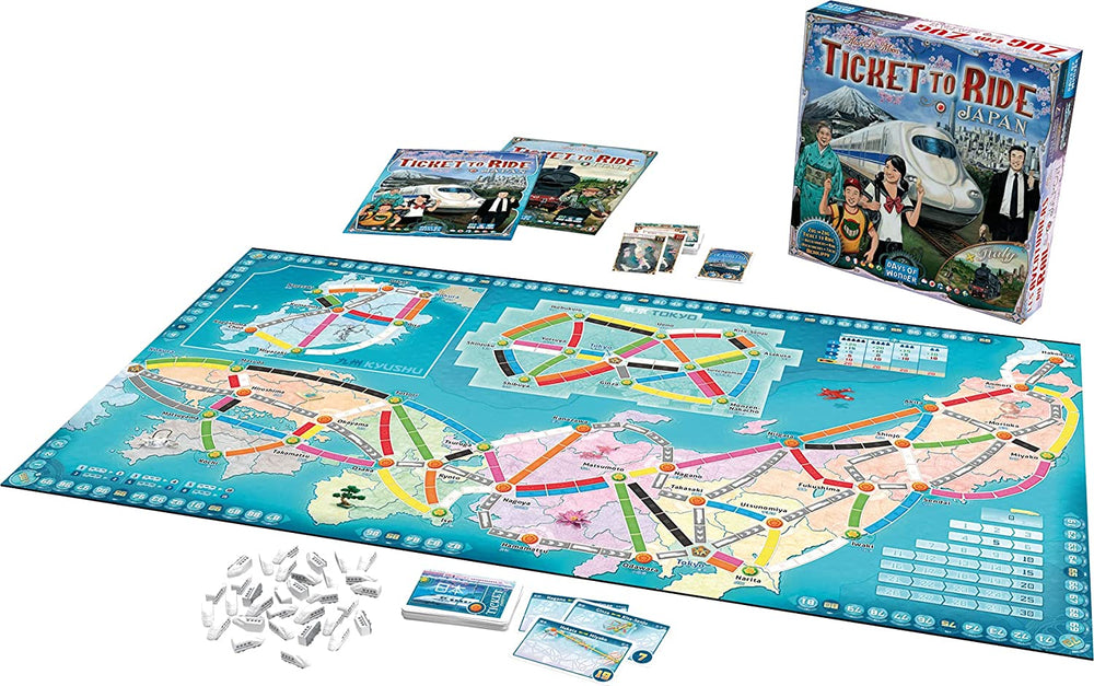Juego De Mesa Aventureros Al Tren Italia Y Japon