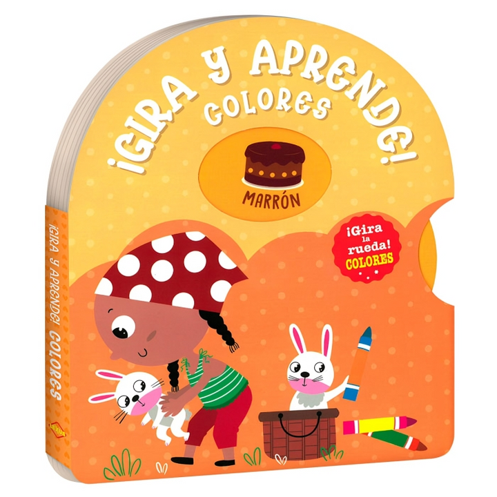 Libro Didáctico Gira Y Aprende Los Colores