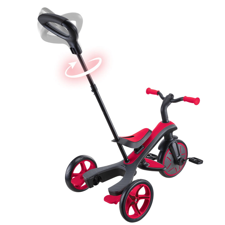 Triciclo y Bicicleta de Balance 4 En 1 Rojo Niños