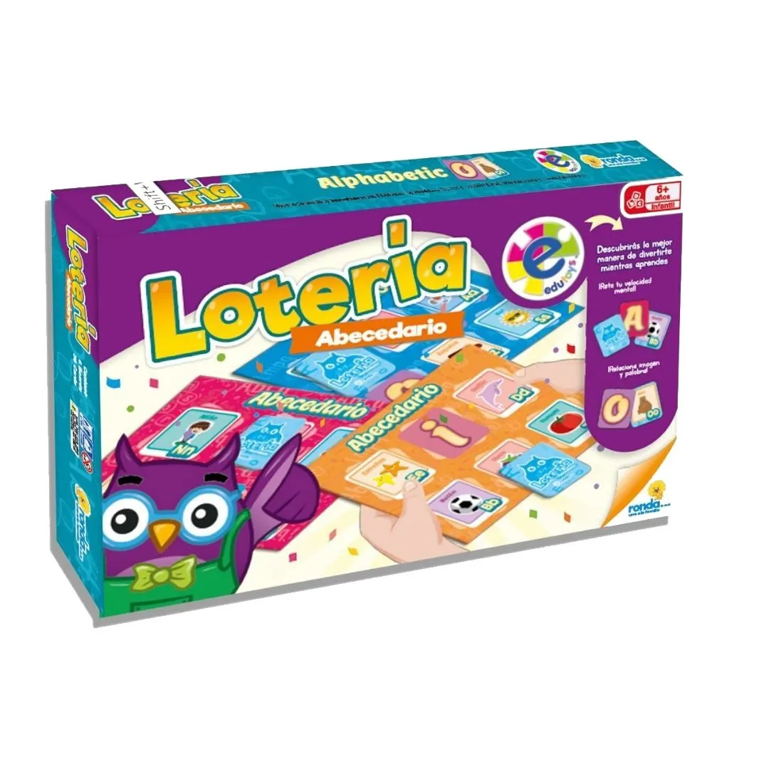 Juego Didactico Loteria Abecedario Ronda