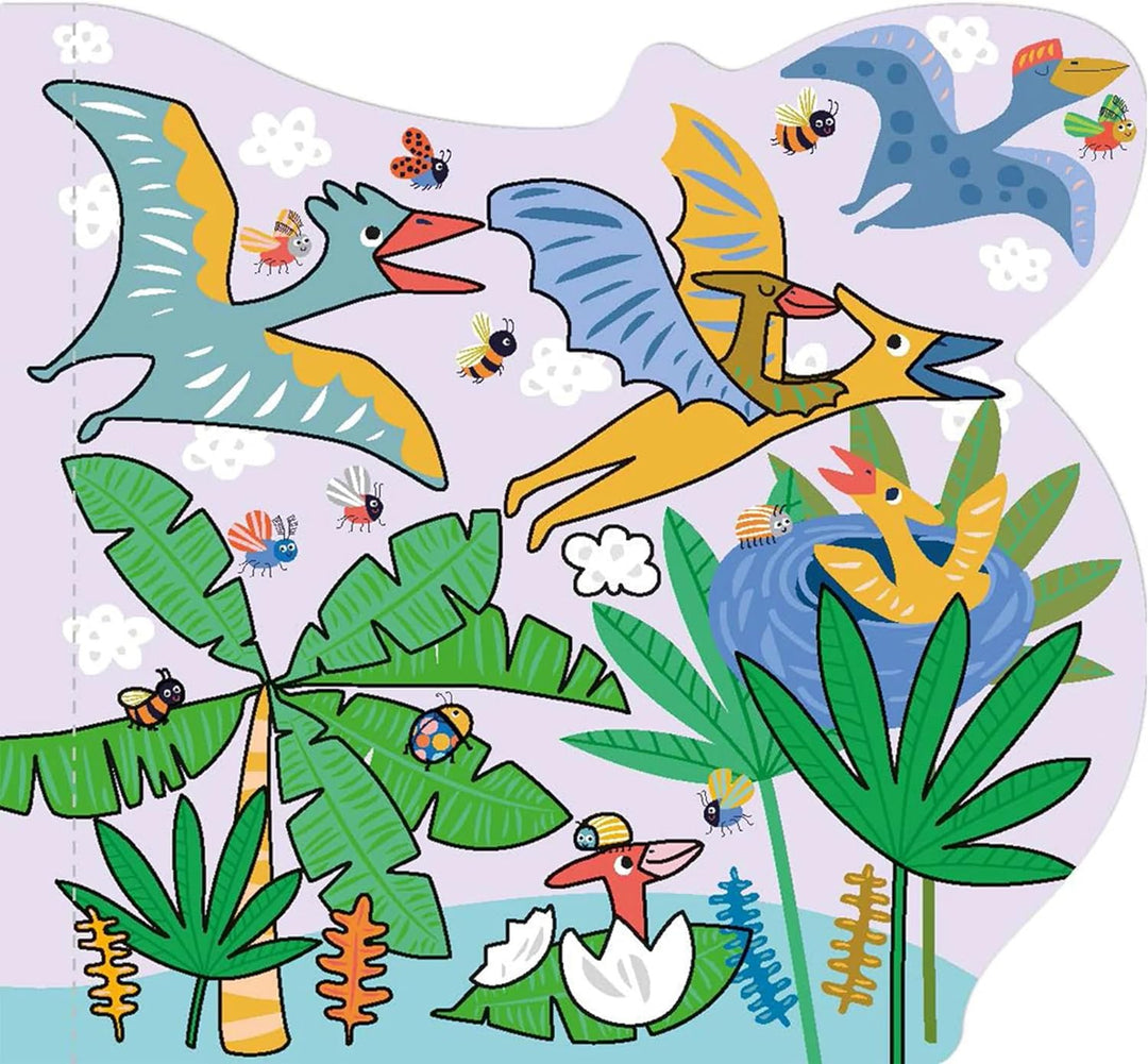 Libro Magico Para Pintar Con Agua Dinosaurios