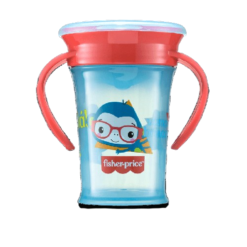 Vaso Antiderrame 360 First Moments Rojo Para Niña Niño Bebe