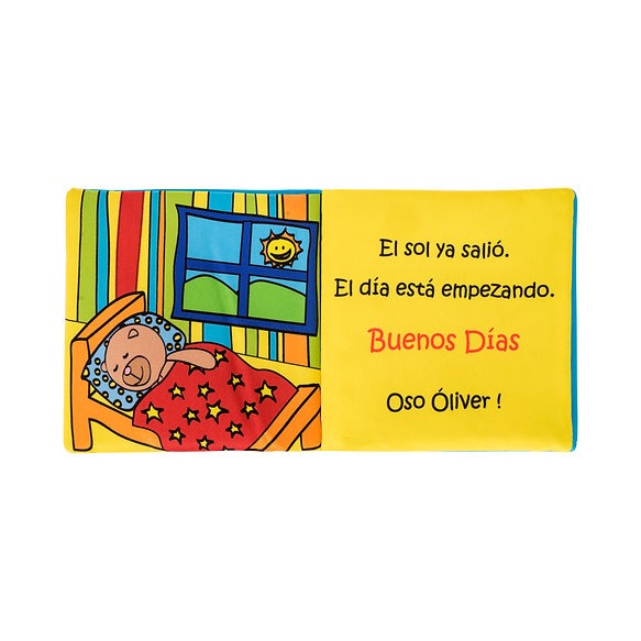 Libro De Tela Para Bebe Estimulación Sensorial