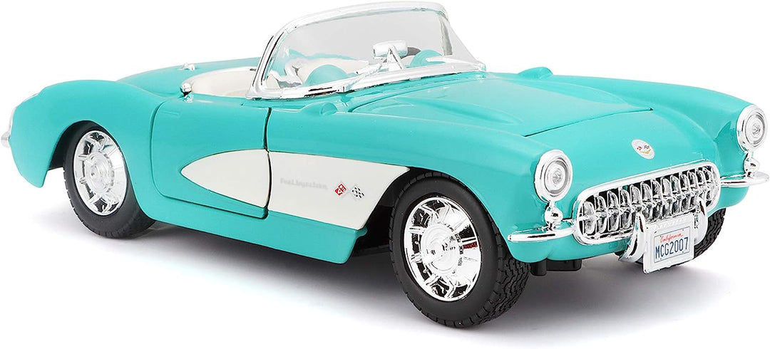 Carro Escala 1/24 Chevrolet Corvette 1957 Edición Especial