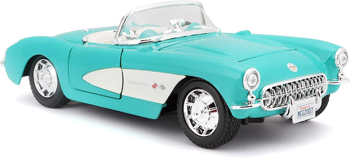 Carro Escala 1/24 Chevrolet Corvette 1957 Edición Especial