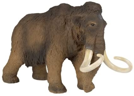 Figura Animales Mamut Pintada a Mano