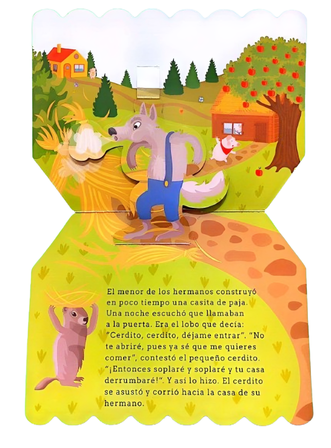 Libro Pop Up Los Tres Cerditos para niños