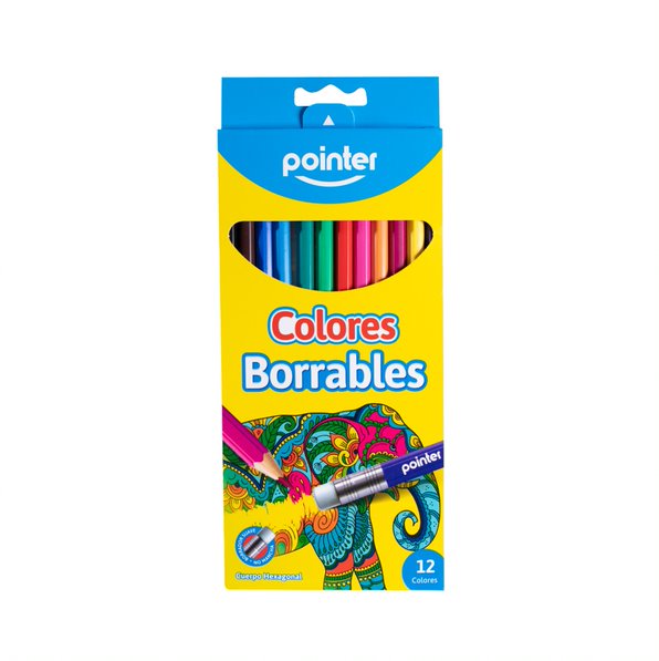 Caja De Colores Borrables Ninos