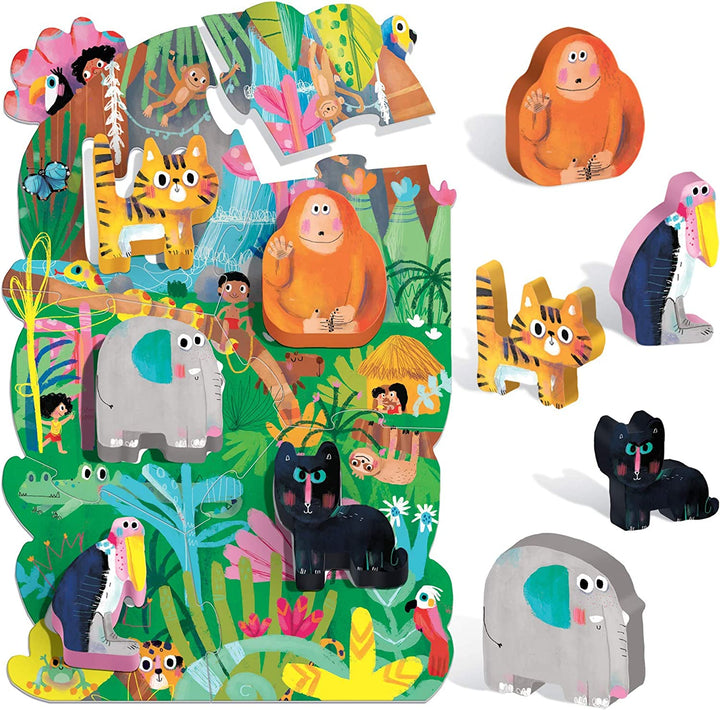 Juego Montessori Rompecabezas La Selva