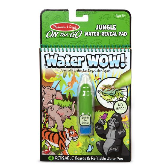 Libro para Pintar con Agua la Selva