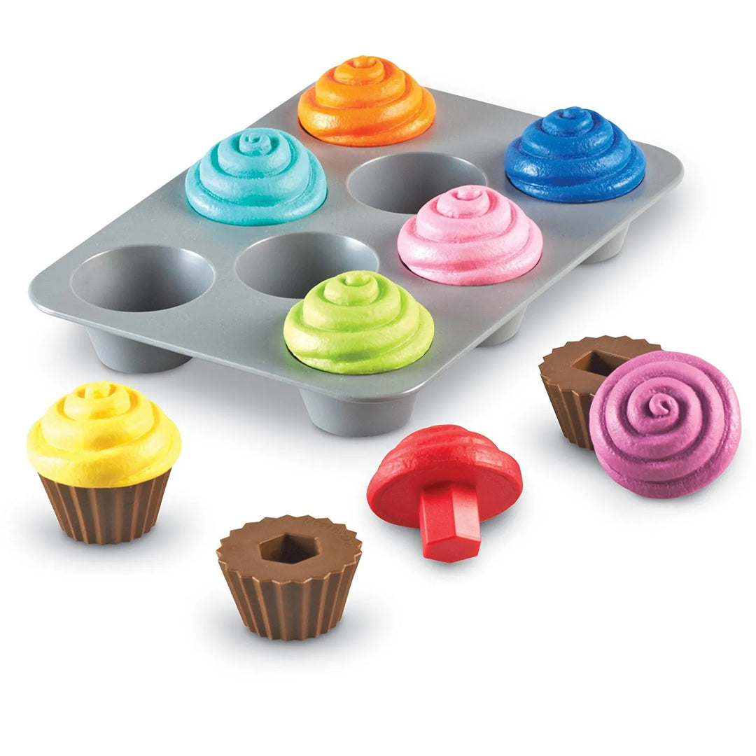 Juego de Clasificacion Cupcakes Formas Y Colores Para Niños