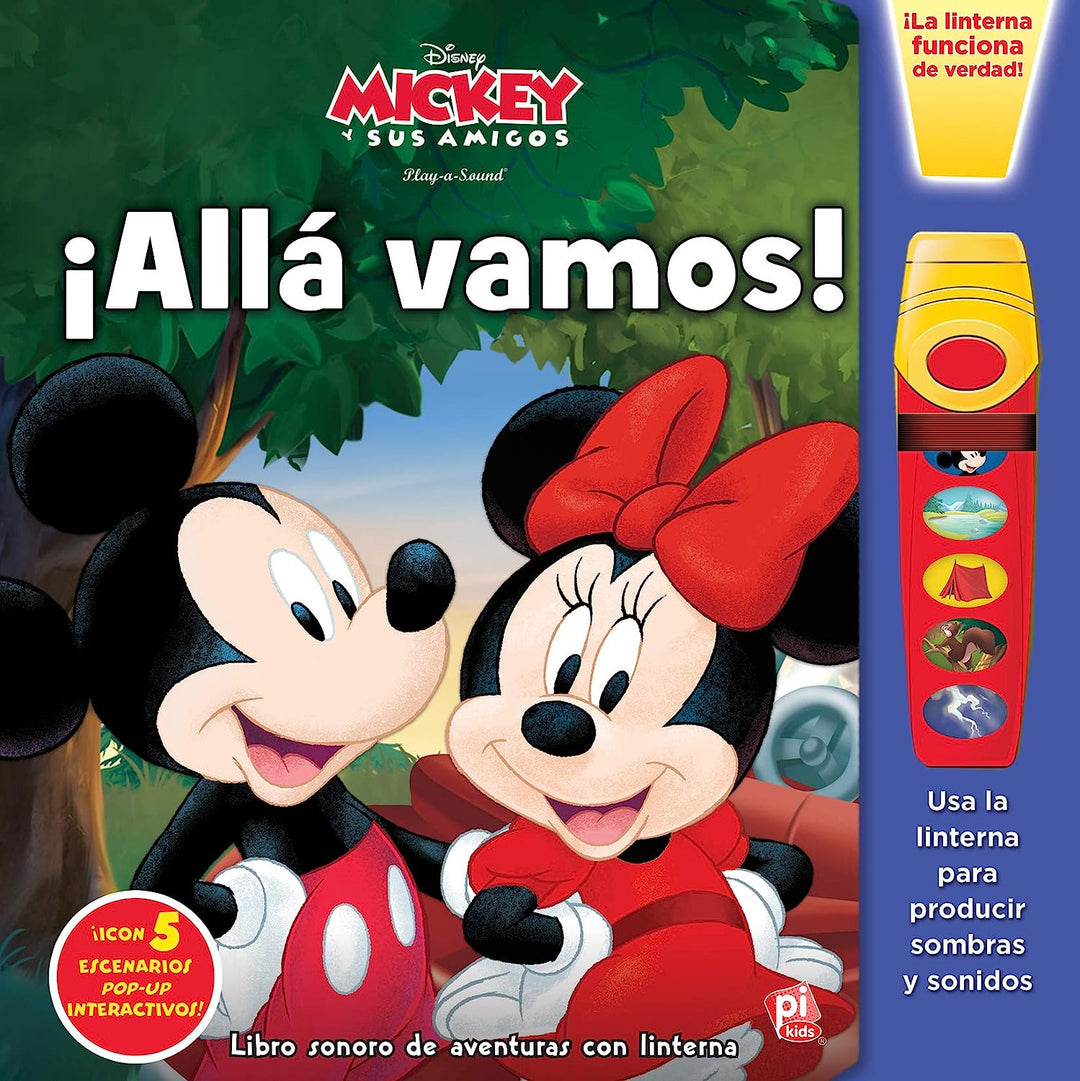 Libro Las Aventuras De Mickey Con Linterna Mágica