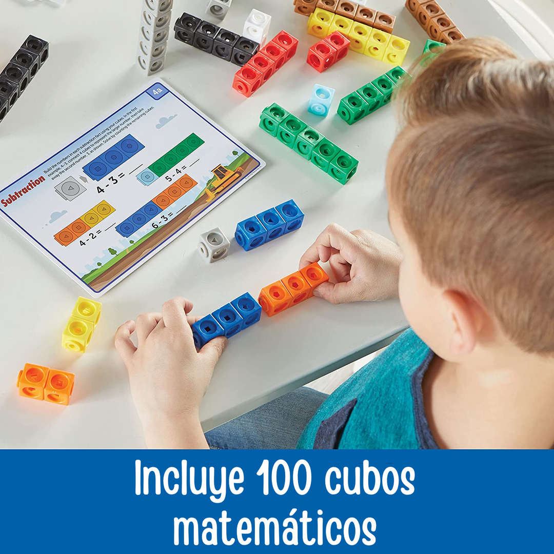 Juego didáctico Matemáticas Cubos Carros F1 para niños
