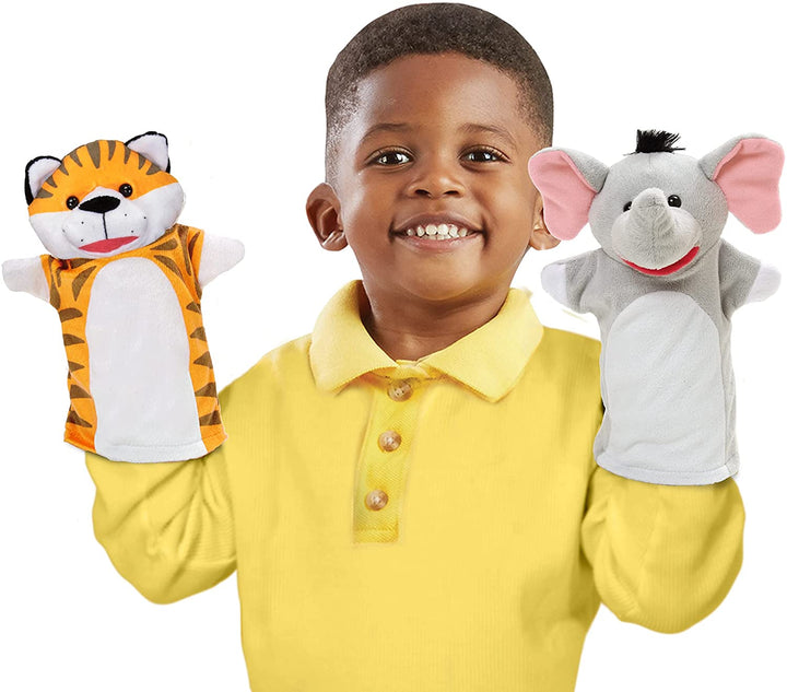 Titere Por Unidad Animales Marioneta Tigre