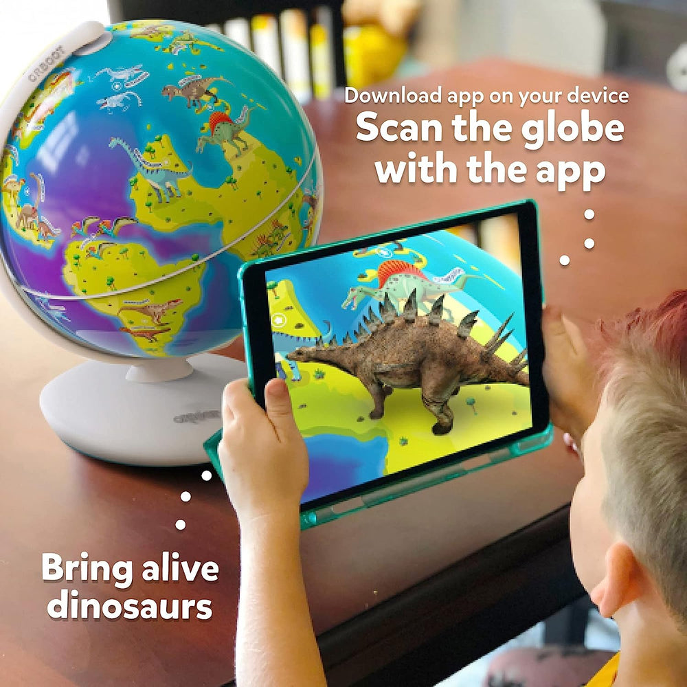 Globo Terráqueo Interactivo De Dinosaurios