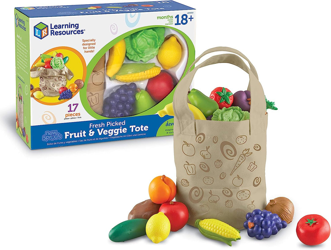 Juego Didáctico Set De Juego Bolsa De Frutas Para Niños