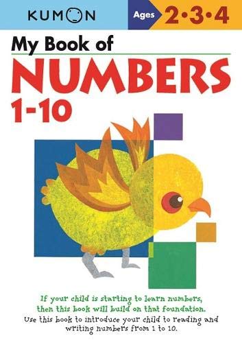 Libro Kumon My Book Of Numbers 1-10 Para Niños