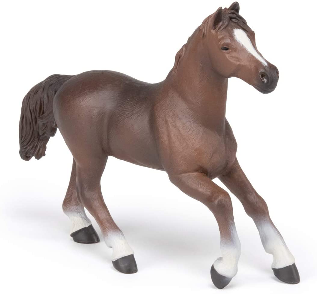 Figura Caballo Anglo Árabe Pintada a Mano