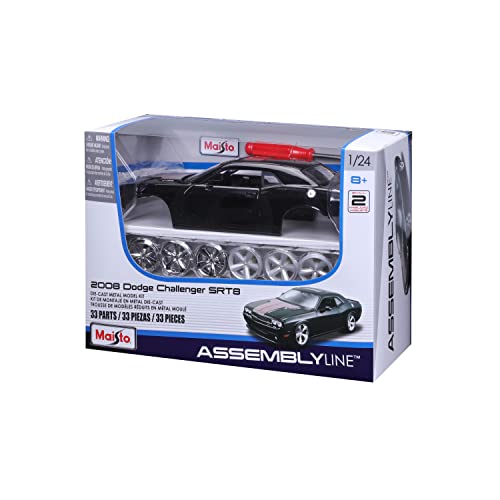 Carro A Escala 1/24 2008 Dodge Challenger Srt8 Para Armar
