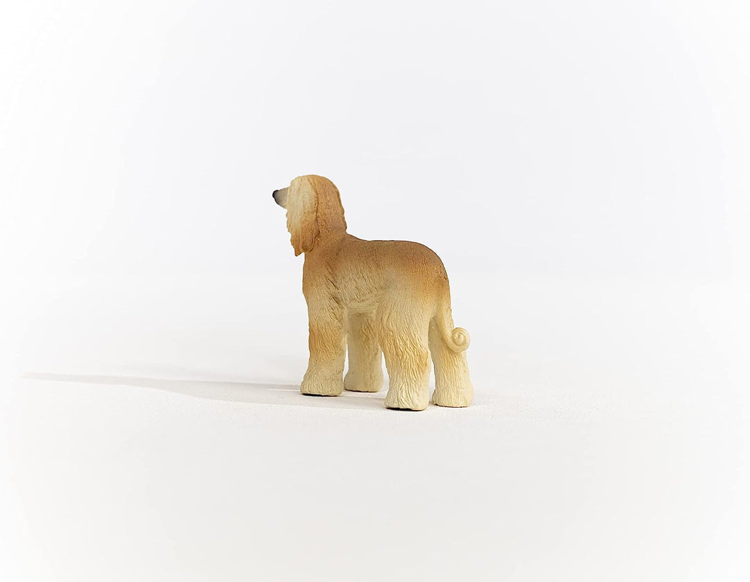 Figura Animales Perro Lebrel Afgano Pintada A Mano