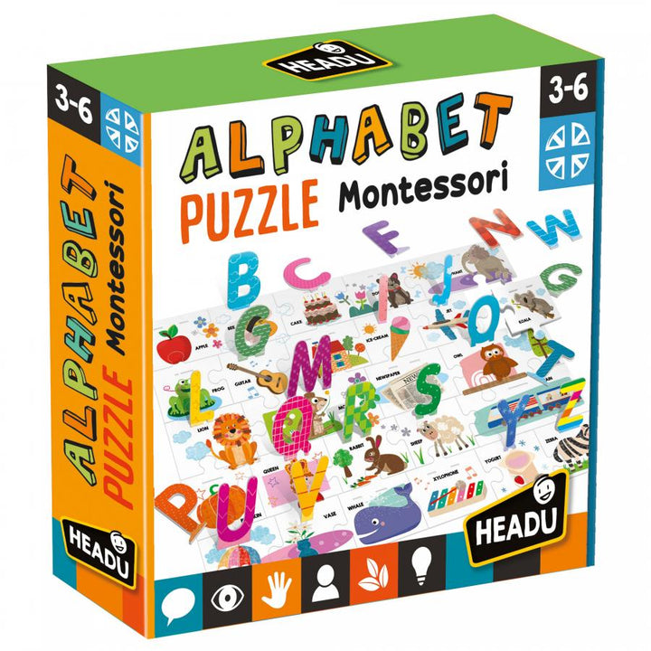 Juego Montessori Rompecabezas Del Alfabeto En 3D