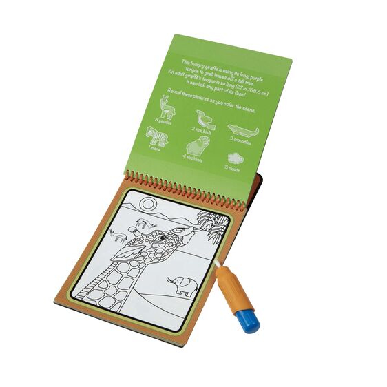 Libro para Pintar con Agua Safari