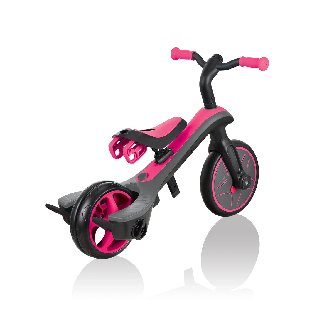 Triciclo y Bicicleta de Balance 4 en 1 Rosa para niños