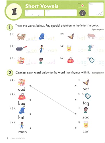 Libro Kumon Reading grade 1 para niños