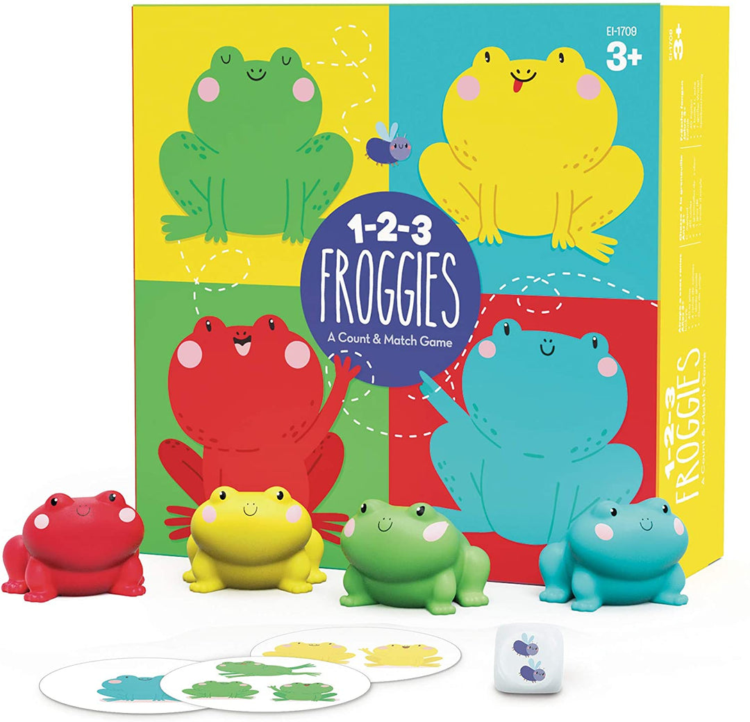 Juego Didáctico De Mesa Ranas Matemáticas Para Niños