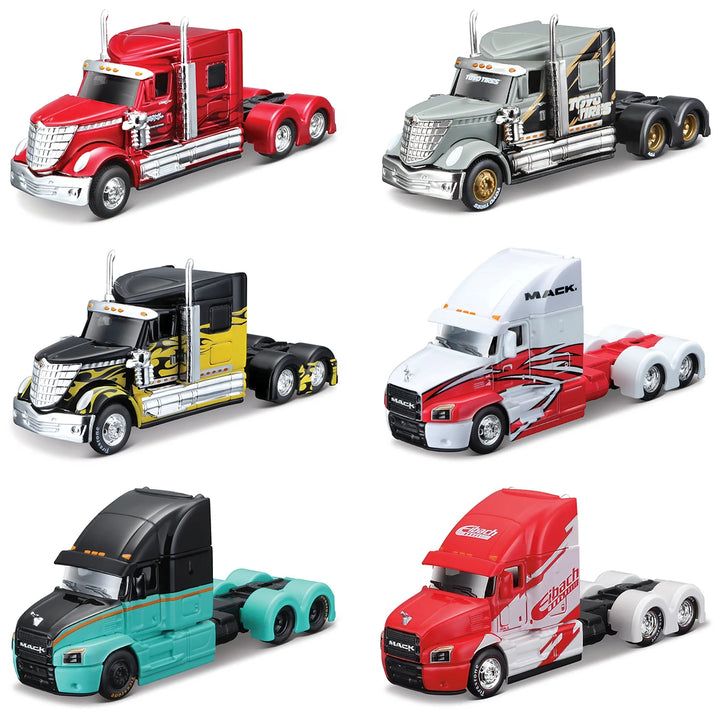 Camión A Escala 1:64 Mack Edición Especial Colección Verde