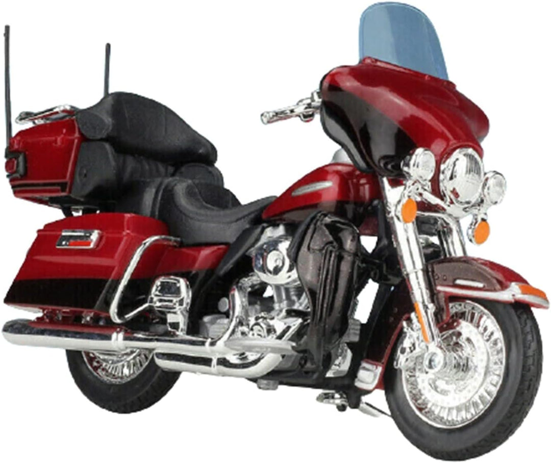 Moto A Escala 1:12 Harley Davidson Rojo Motos De Colección