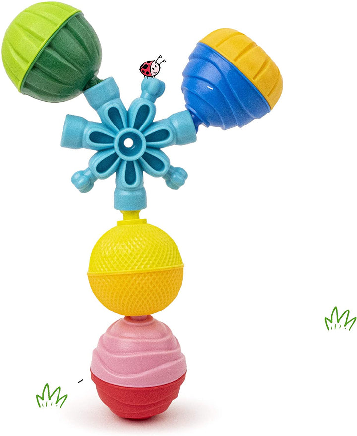 Juego De Cuentas Montessori Para Enhebrar