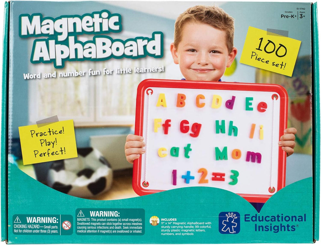 Tablero Magnético Con Números Y Letras Niños