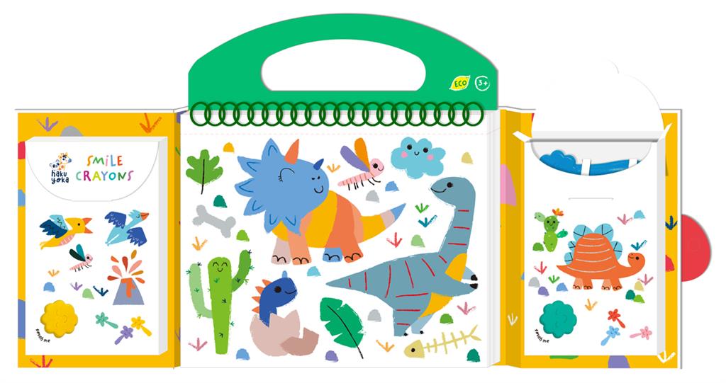 Set Mi Primer Libro Para Colorear dinosaurios