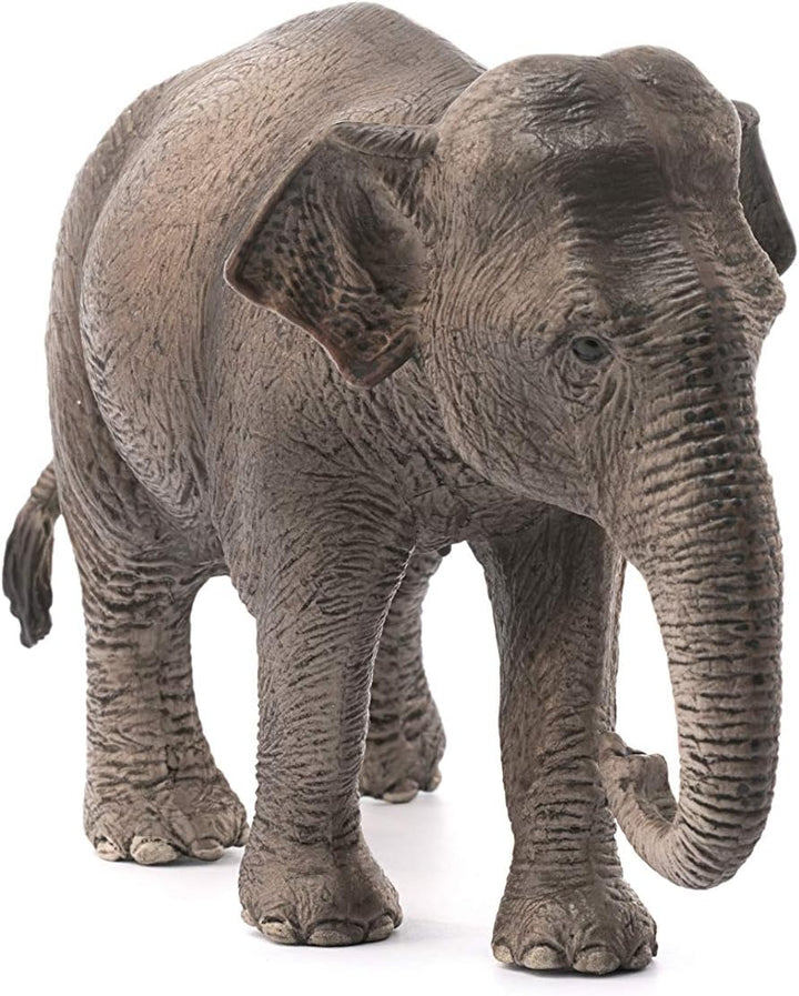 Figura Animales Elefante Asiatico Pintado A Mano