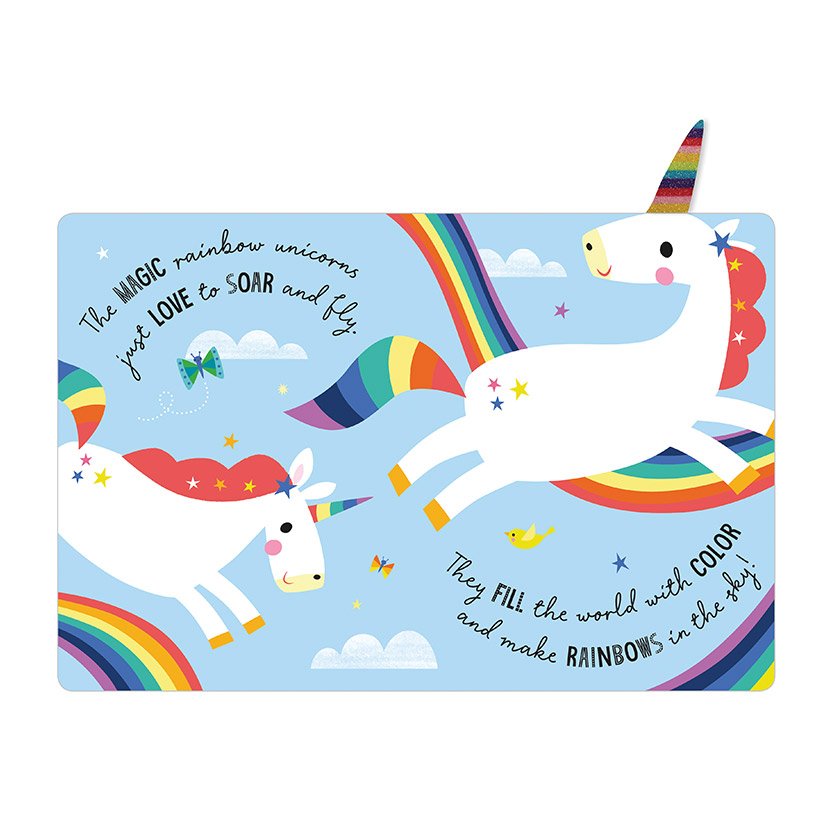 Libro En Ingles Magical Unicorns Texturas