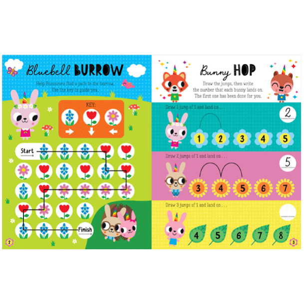 Libro De Actividades Stickers De Bunicornios