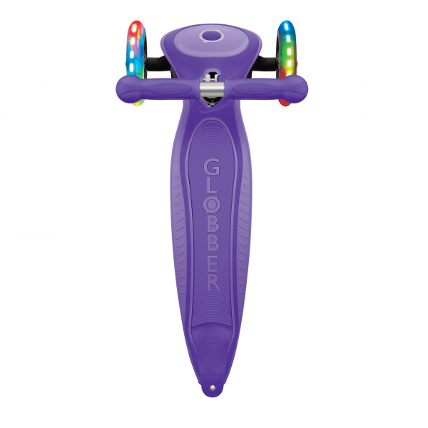 Patineta Globber Primo Plus Con Luces violeta