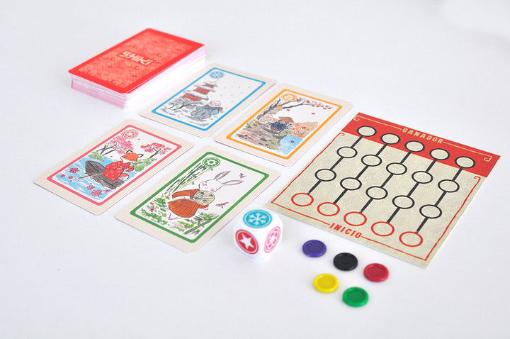Juego De Mesa Shiki Cartas De Habilidad Para Niños Y Adultos