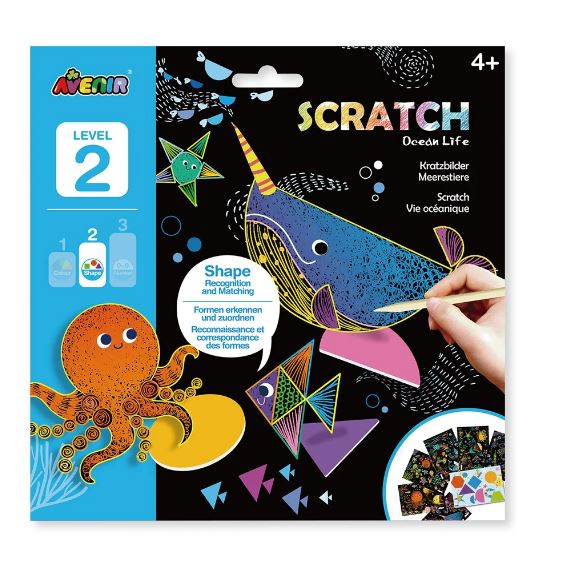 Set De Arte y Manualidades Para Raspar El Mar Lv2