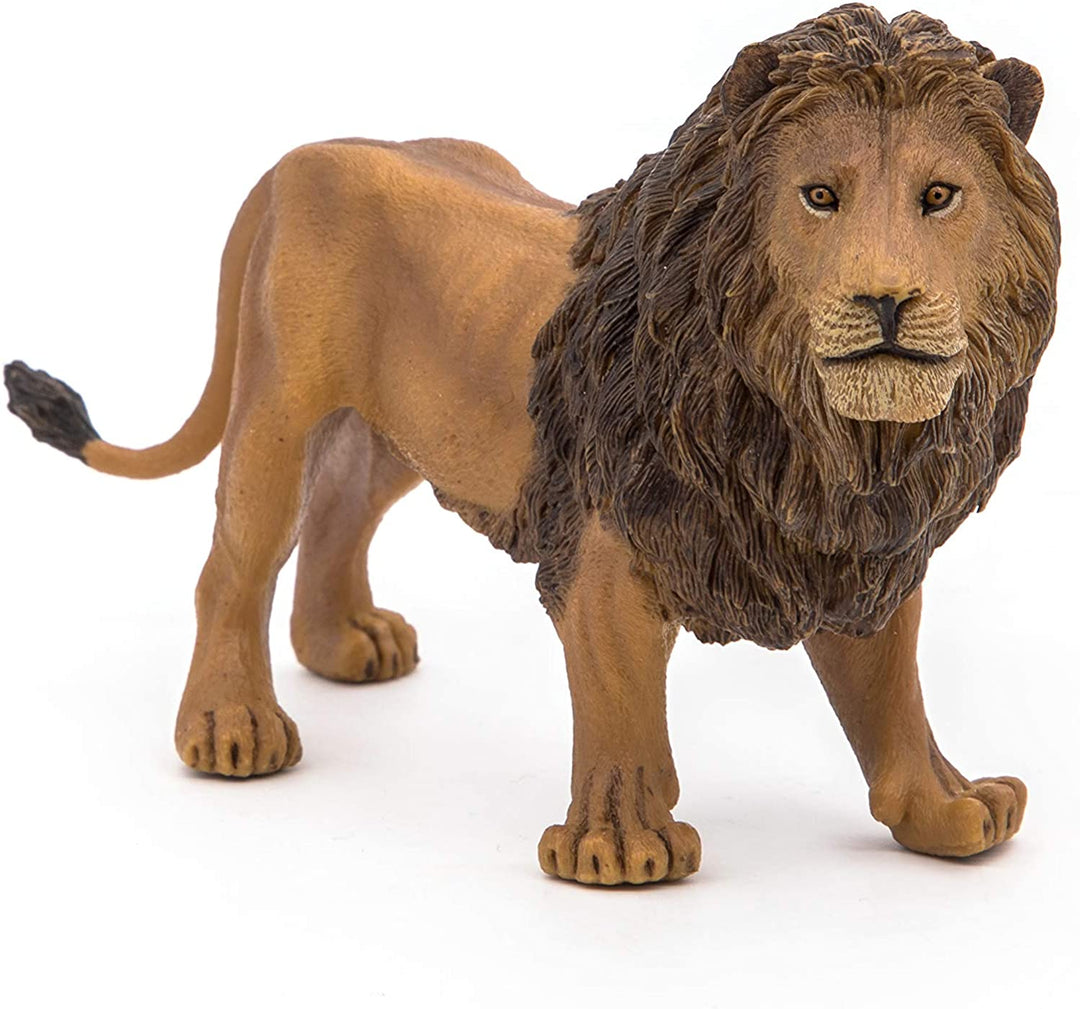 Figura Animales León Pintado a Mano