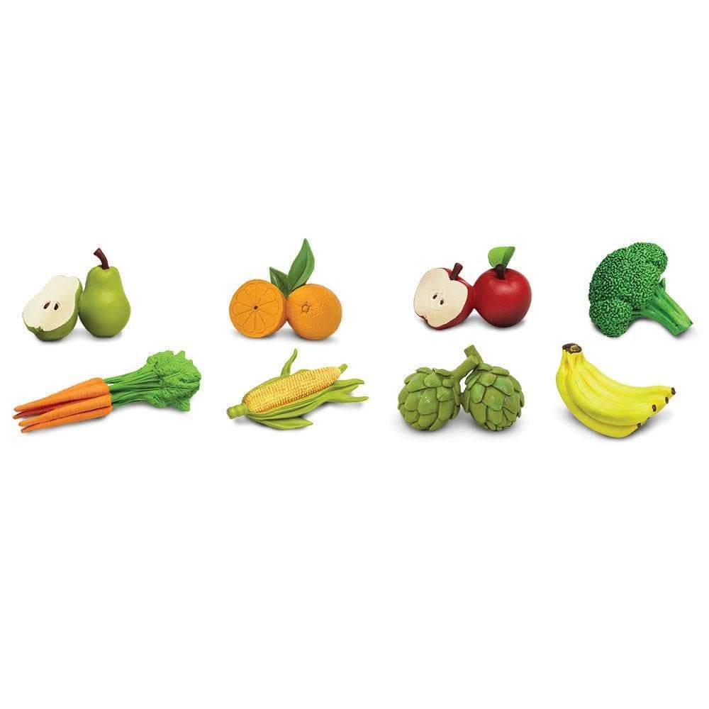 Tubos Frutas Y Verduras Pintado a Mano