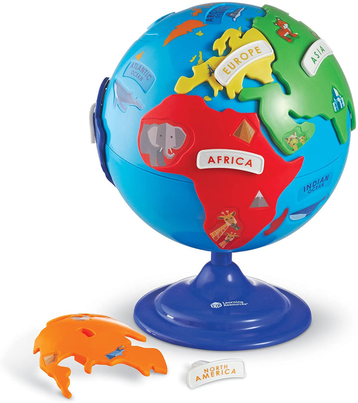 Juguete Rompecabezas Globo Terráqueo Para Niños